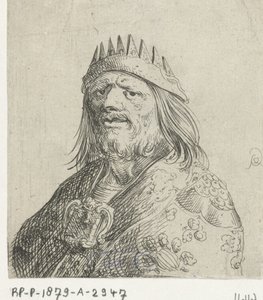 Portrettbyste av en konge