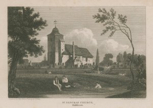 St Pancras kirke av Pieter Jansz. Quast