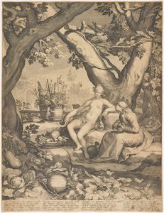 Vertumnus og Pomona av Pieter Jansz Saenredam
