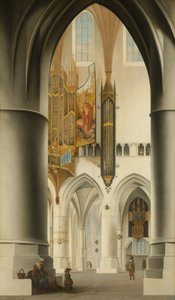 Interiør i kirken St Bavo i Haarlem, 1636