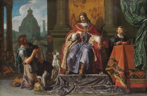 David gir Uria et brev til Joab av Pieter Lastman