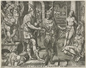 Visiting the Prisoners Works of Mercy (serietittel) av Pieter Nagel