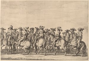 Marie de Medicis inntreden i Amsterdam [plate 3 av 6] av Pieter Nolpe