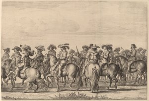 Marie de Medicis inntreden i Amsterdam [plate 4 av 6] av Pieter Nolpe