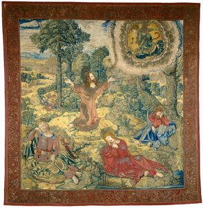 Getsemane hage av Pieter Pannemaker I after Bernard van Orley