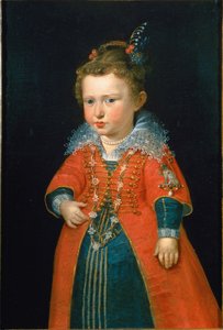 Eleonora Gonzaga 1598-1655 i en alder av to, ca. 1600.