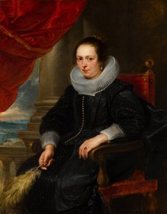 Portrett av Clara Fourment 1593-1643, ca. 1630. av Pieter Paul Rubens