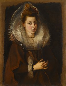 Portrett av en ung kvinne med kjede, 1605-1606. av Pieter Paul Rubens