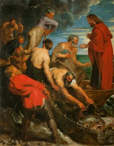The Miraculous Draft of Fishes Triptych, sentralpanel, 1618-1619.