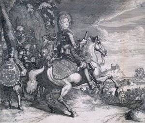 Ridesportrett av Alexander Danilovich Menshikov