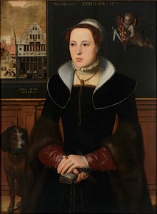 Portrett av Jacquemyne Buuck, 1551.