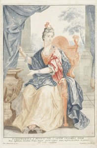 Portrett av Calpurnia Pisonis Romerske statskvinner (serietittel)