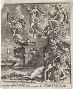 Tittelside for: European Mercury, 14. del, 1. del, 1703 av Pieter Sluyter