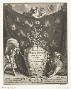 Tittelside for European Mercury for året 1706 av Pieter Sluyter