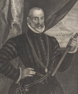Francisco Valdes, spansk kommandør, fra serien Quatuor Personae..., 1649.