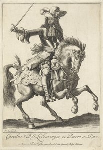 Ridesportrett av Charles V Leopold, hertugen av Lorraine