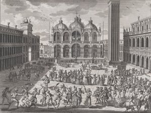 Karnevalet i Venezia, fra: Thesaurus of Antiquities and Histories of Italy, vol. 9, 1722