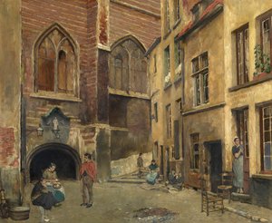 Den gamle slakterhallen i Antwerpen av Pieter Verhaert