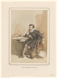 Jan Janszoon Starter ved skrivebordet sitt av Pieter Wilhelmus van de Weijer