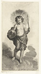 Kristusbarn med klode og septer av Pieter de Bailliu (I) (possibly)
