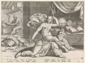 Aristoteles og Phyllis av Pieter de Jode (I) (attributed to)