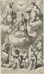 Kroning av Maria av Pieter de Jode (I) (attributed to)