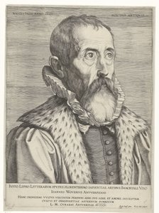 Portrett av Justus Lipsius av Pieter de Jode (I)