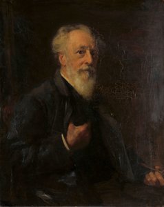 Portrett av J.A.B. Stroebel (1821-1905), maler