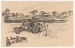 Arbeidende kvinner i felten