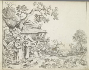 Landskap med en bonde og hans kone Landskap med figurer (serietittel) Mirror of Nature og School of Drawing (...) (serietittel)