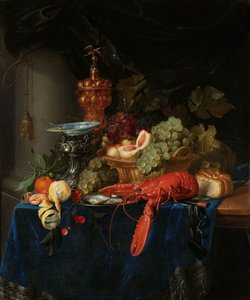 Stilleben med Golden Goblet