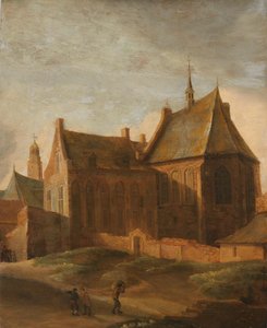Klosteret Saint Agnes i Utrecht av Pieter des Ruelles