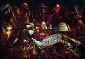 Vanitas, av Pieter Boel (1622-1674), olje på lerret