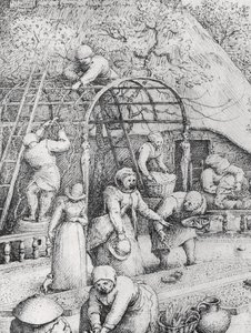 Detalj av våren av Pieter Bruegel the Elder