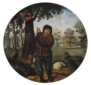 Å rane fugleredet av Pieter Brueghel the Younger