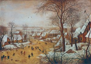 Vinterlandskap av Pieter the Younger Brueghel