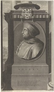 Portrett av kardinal Wolsey av Pieter van Gunst