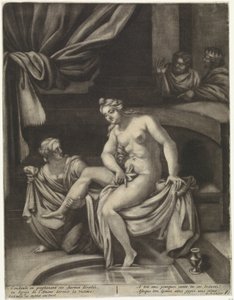 David og Batseba av Pieter van den Berge