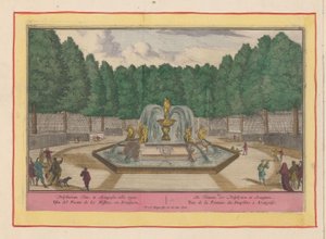 Fontein van de dolfijnen i Aranjuez De Fonteine ​​der Dolphynen, i Aranguez Theatre of Spain (...) (serietittel) av Pieter van den Berge
