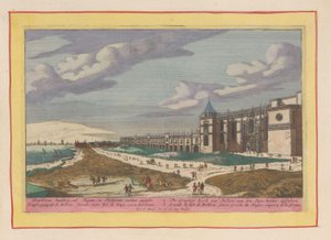 Utsikt over Jerome-klosteret i Belém Den vakre kirken Bellem, på Tajo, utenfor Lisboa (tittel på objekt) Theatrum Hispaniae (...) (serietittel) av Pieter van den Berge