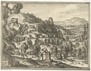 Gud velsigner Jakob og kaller ham Israel Bilder og scener fra Bibelen (serietittel)