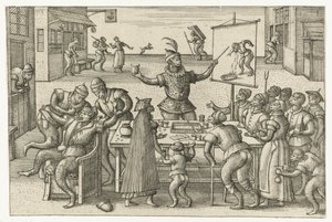 Kvakk Monkey-spill (serietittel) av Pieter van der Borcht (I)