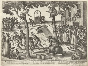 Tobbespel Apenspel (serietittel) av Pieter van der Borcht (I)