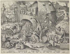 Misunne Invidia (tittel på objekt) The Seven Deadly Sins (serietittel) av Pieter van der Heyden