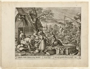 Høst, fra De fire årstider av Pieter van der Heyden