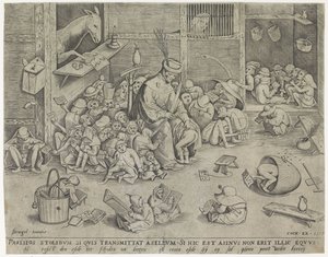 Eselet på skolen av Pieter van der Heyden