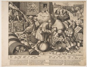 Alle mennesker, ca. 1558. av Pieter van der Heyden