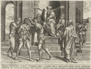 Fengsling av døperen Johannes av Pieter van der Heyden