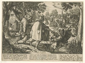 Lignelsen om de to blinde av Pieter van der Heyden