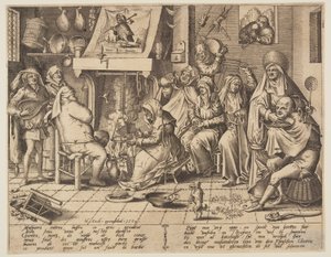 Fastelavnstursdag av Pieter van der Heyden